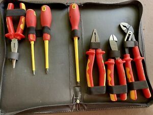 WESTWARD 1YXJ6 Insulated Tool Set 7 pc. Rated @ 1000 Volts NICE with BONUS ITEMS