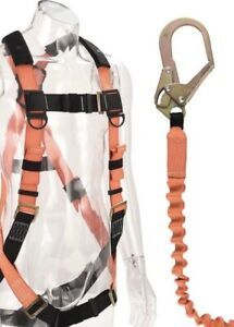 Welkforder Full Body Safety Harness With Single Lanyard