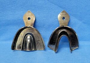 Dentsply Caulk Rim-Lock Metal Impression Tray Set, Upper 12/Lower 12.