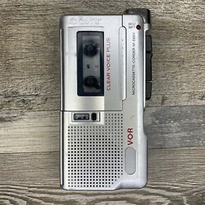 Sony Clear Voice Plus M-560V Microcassette Recorder Vintage For Parts Or Repair