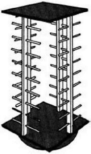 Store Display Fixtures NEW REVOLVING ACRYLIC JEWELRY DISPLAY