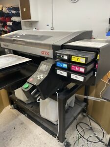 BROTHER GTX-422 DTG-USED w / stand Platens Extra Ink WORKS GREAT