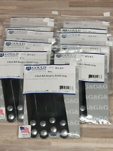 Gould&amp;Goodrich - 4-Pack Belt Keepers, Double Snap - H76-4CL
