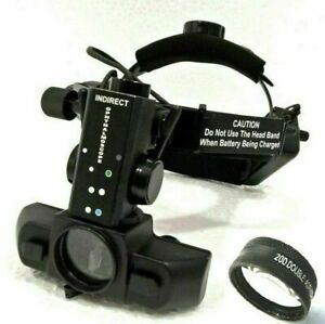 Brand New LED Indirect Ophthalmoscope with 20D lens Accessories &amp; Carry Bag