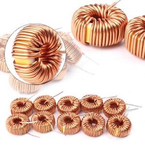 10pcs 13mm Toroid Cores Common Mode Inductors Wire Wind Wound Coil 100uH 6A