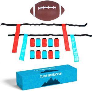 Flag Football Set - Complete 12-Player, Kids / Youth kit,...