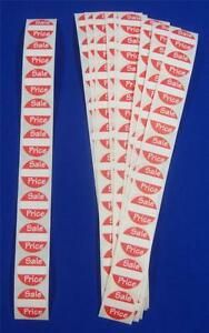 100 Self-Adhesive Sales Price Labels 1&#034; Stickers / Tags Retail Store Supplies