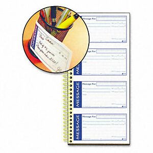 Adams Business Forms SC1153WS Write  N Stick Message Pad  5-1/4 x 2-3/4  Carbonl