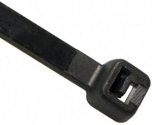 3M PB6BK40C 6 Nylon Cable Ties Black 100-Pack