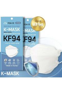 10PCS, 20PCS  THE PUREUN K-MASK KF94 White Color. US Seller.