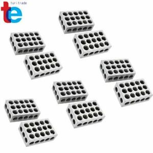 New 5 Matched Pair 1-2-3 Blocks 23 Holes .0002&#034; Machinist 123 Ultra Precision