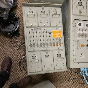 Naval sea systems Dynalec AN/SIA-119A AMPLIFIER Control group 2&#039; tall cabinet