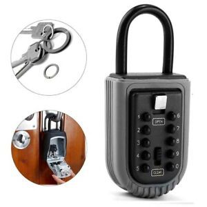 For Realtor Home Password Key Lock Box Zinc Alloy 10 Digit Combination Garage