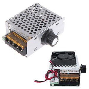 4000W AC 220V 10-220V SCR Motor Speed Controller Module Voltage Regulator Dim SC