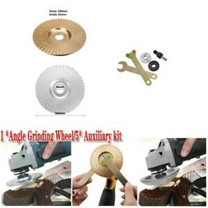 Wood Angle Grinder Discs Wheel 100mm Abrasive Buffing Flat For Non-metal