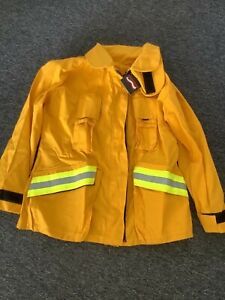 Crew Boss FIREFIGHTER WILDLAND/BRUSH JACKET WITH REFLECTIVE STRIPES  SIze XL