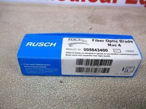 Rusch 005643400 Fiberoptic Blade Mac 4