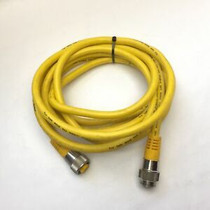 Turck RSM RKM 40-4M Double Ended Cordset Cable 7/8&#034; 4Pin Male to Female Straight