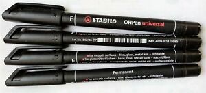 5 Stabilo OHPen Universal Overhead Projection Pen Fine Permanent