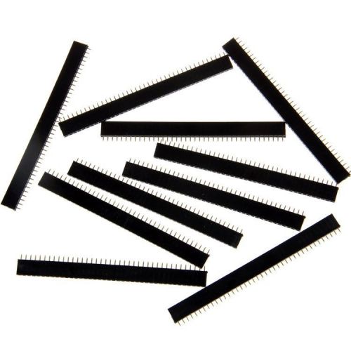 10x  1x40pin 2.54mm female header pin header easy use for your experiment