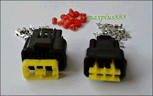 22.5 7.5 for sale, New waterproof 8 pins connector plug electrical car motorcycle hid 10sets