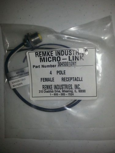 Receptacle, 4Pole, Female, Remake Industries
