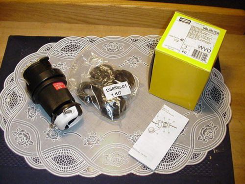 Hubbell HBL2431SW Watertight Connector 20A, 3 Phase, 480V, 4 Wire NEW IN BOX!