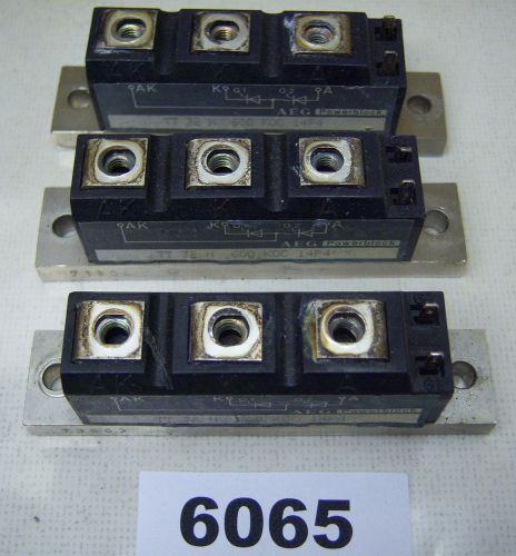 (6065) Lot of 3 AEG Power Block TT 32N 600 KOC 14P4