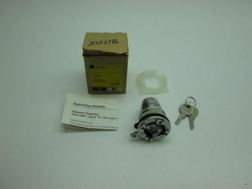 New square d 9001-ts3k5 key operated selector switch d392942 for sale