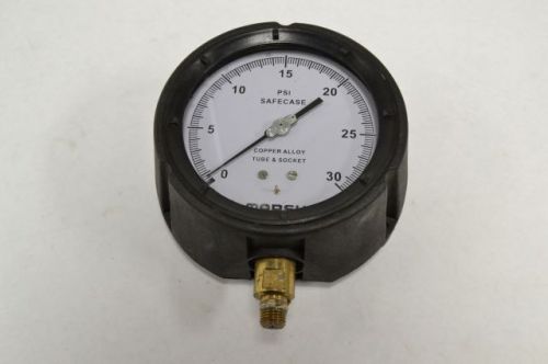 Marsh 097908 safecase copper alloy pressure 0-30psi 4 in gauge b217174 for sale