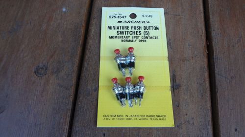 275-1547 Archer Miniature push switches (5) per pack