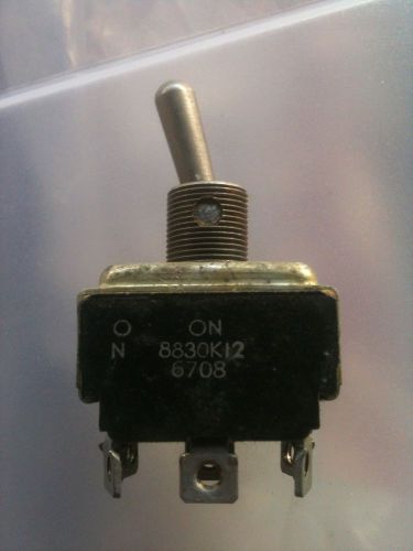 electric toggle switch 1 position 6 connectors 8830k12  6708