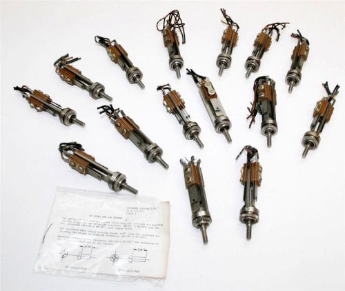 14 VTG TOGGLE SWITCH LOT double throw pole panel mount telegraph operator flip