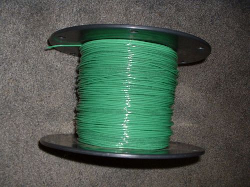 16 AWG 16/1C 19 STRAND TFFN TEWN MTW Copper Wire Green Stranded 1000 FT