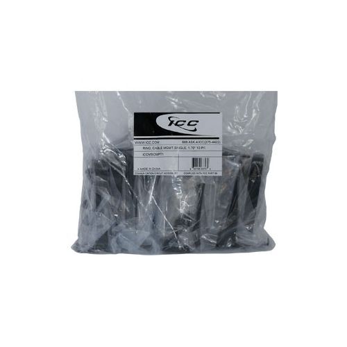 Icc iccmscmpt1 mscmpt1 ring, cable mgmt, single, 1.70&#034; 10 pk for sale