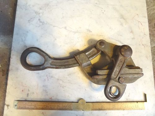 Vintage crescent 385 wire grip , cable / fence puller 3/8&#034; - 3/4&#034; 10,000 lbs. for sale
