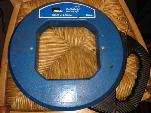 IDEAL USED 31-055 Tuff-Grip 50 FOOT STEEL FISH TAPE