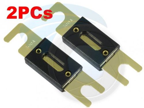 2pcs new 300amp 300a car anl glass fuse for car audio for sale