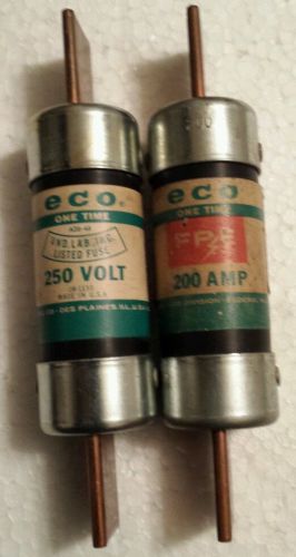 Federal Pacific Electric ECO 200 Amp 250 Volt or LessOne Time Fuse EON-200