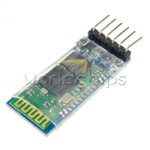 10pcs wireless 6 pin bluetooth rf transceiver module hc-05 rs232 master slave for sale