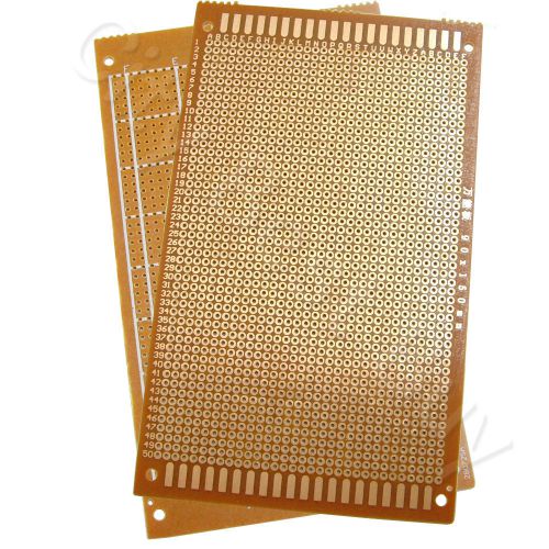 10 x prototype pcb 9cm x 15cm universal printed circuit panel bread board fr2 for sale