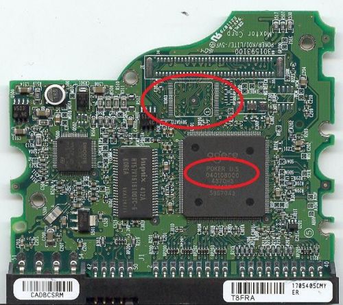 Maxtor MaXLine II 250GB 5A250J0 5A250JO RAMB1TV0 PCB Board