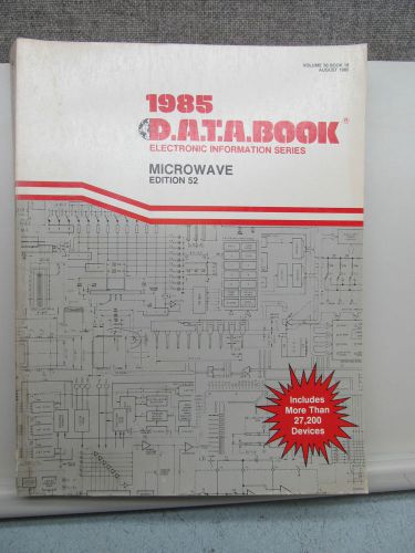 DATA BOOK MICROWAVE EDITION 52 1985