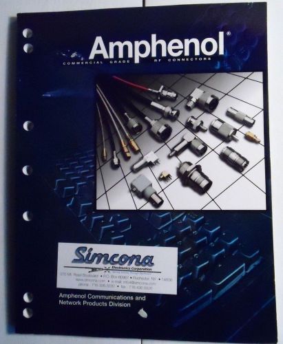 1998 Amphenol Commercial Grade RF Connectors Catalog