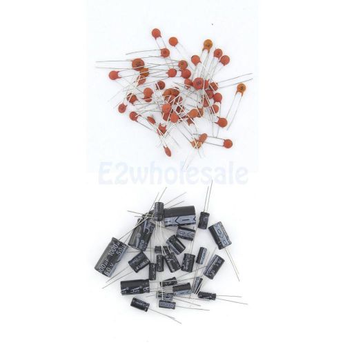 1000x 1pf-100nf 50 values +125x 1uf-2200uf 25 values assorted set for diy parts for sale