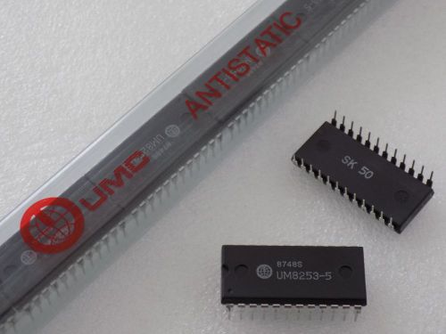 1x UMC UM8253-5 - Programmable Interval Timer - IC P8253-5 P8253 24-Pin DIP