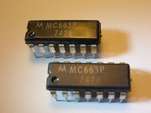 MOTOROLA MC663P IC 14 PIN DIP PACKAGE