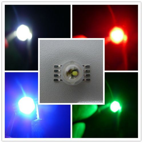 2pcs 4w rgbw red/green/blue/white each 1w led high power light chip 4pins mah for sale