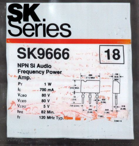SK9666 NTE18