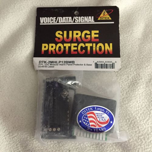 New ditek surge protection dtk-2mhlp12bwb low voltage surge protector 2-pair 12v for sale